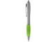 Изображение Ручка шариковая Nash серебристо-зеленая, чернила черные