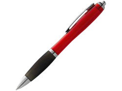 Ручка шариковая Nash красная-черная, чернила черные