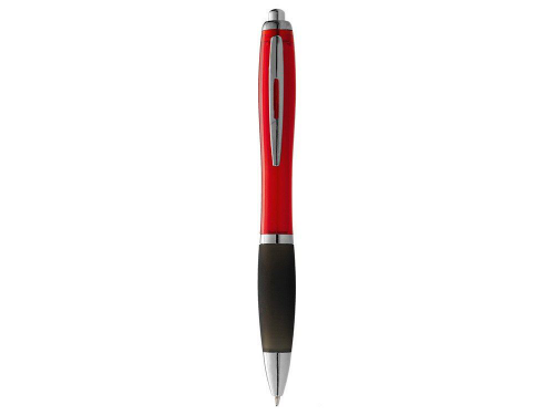 Изображение Ручка шариковая Nash красная-черная, чернила черные