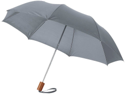 Зонт складной Oho серый
