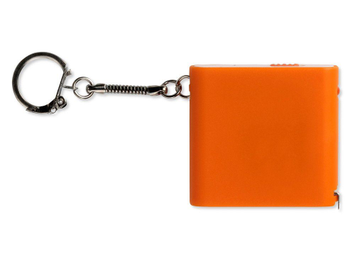 Изображение Брелок-рулетка с фонариком Книга, 1м оранжевая