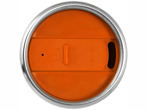 Изображение Термокружка Elwood серебристо-оранжевая, нержавеющая cталь