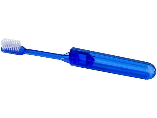 Изображение Зубная щетка Trott дорожная синий прозрачная