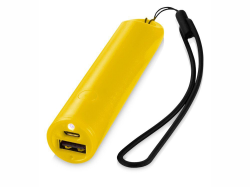 Портативное зарядное устройство Beam, 2200 mAh желтое