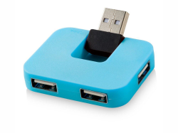USB Hub Gaia на 4 порта синий