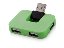 USB Hub Gaia на 4 порта зеленый