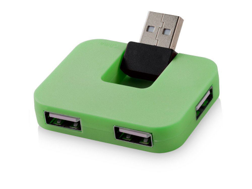 Изображение USB Hub Gaia на 4 порта зеленый