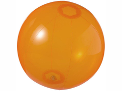 Мяч пляжный Ibiza оранжевый прозрачный