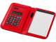 Изображение Блокнот А6 Smarti с калькулятором красный