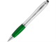 Изображение Ручка-стилус шариковая Nash серебристо-зеленая, чернила черные