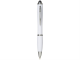 Изображение Ручка-стилус шариковая Nash белая, чернила черные