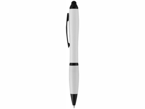 Изображение Ручка-стилус шариковая Nash черно-белая, чернила черные