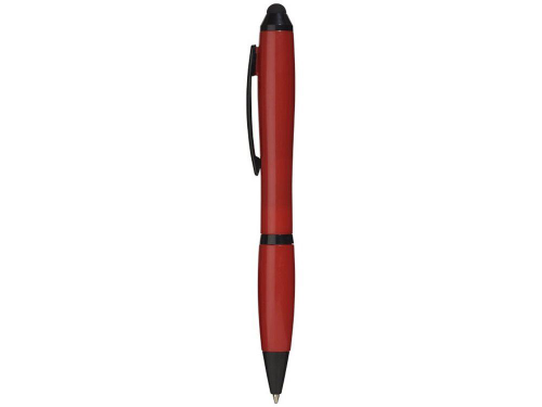 Изображение Ручка-стилус шариковая Nash красно-черная, чернила черные