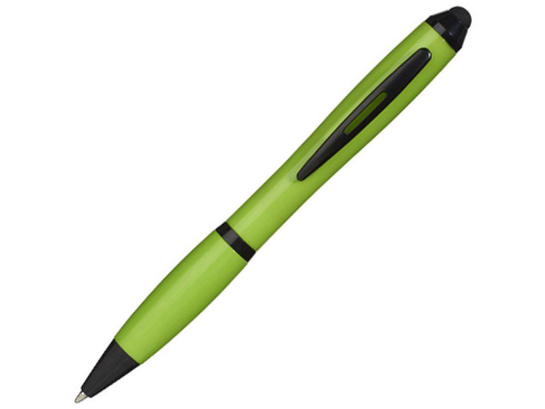 Изображение Ручка-стилус шариковая Nash лаймово-черная, чернила черные