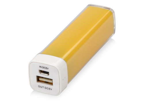 Изображение Портативное зарядное устройство Ангра, 2200 mAh желтое