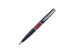 Ручка шариковая Libra серебристая с красной вставкой