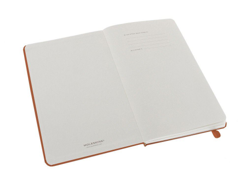 Изображение Записная книжка А5 Classic (нелинованный) оранжевая, полипропилен