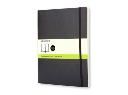 Записная книжка Classic Soft, ХLarge (нелинованный) черная