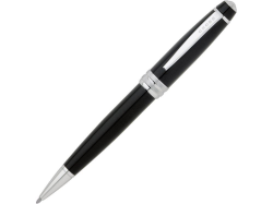 Ручка шариковая Bailey серебристо-черная, чернила черные