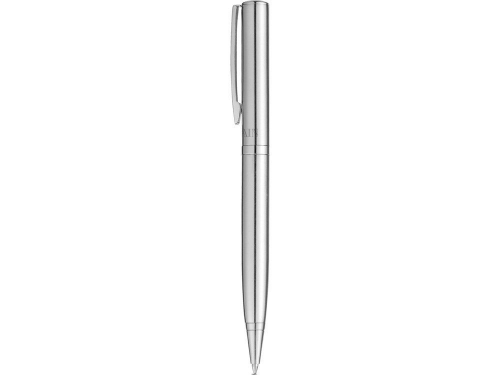 Изображение Ручка металлическая шариковая Hercule серебристая, чернила черные