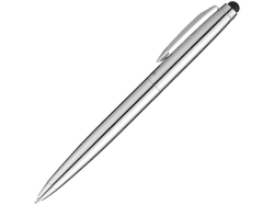 Ручка-стилус шариковая Antares серебристая, чернила черные