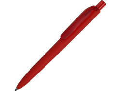 Ручка пластиковая шариковая Prodir DS8 PRR софт-тач красная
