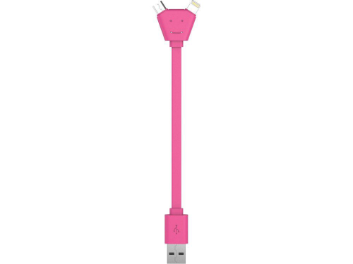 Изображение USB-переходник XOOPAR Y CABLE розовый
