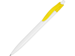 Ручка пластиковая шариковая Какаду желтая
