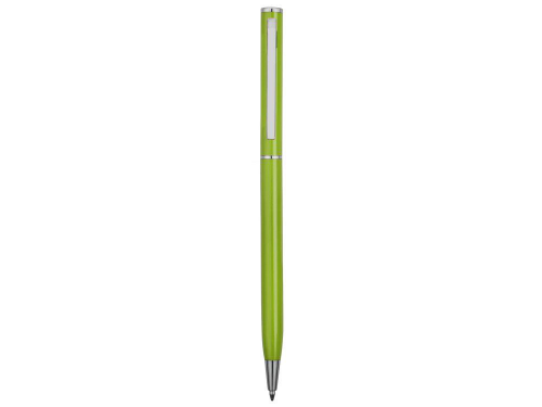 Изображение Ручка металлическая шариковая Атриум зеленое яблоко