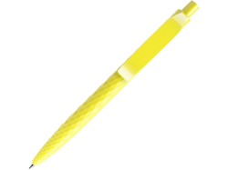Ручка пластиковая шариковая Prodir QS 01 PRP софт-тач желтая