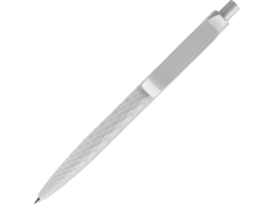 Ручка пластиковая шариковая Prodir QS 01 PRP софт-тач светло-серая
