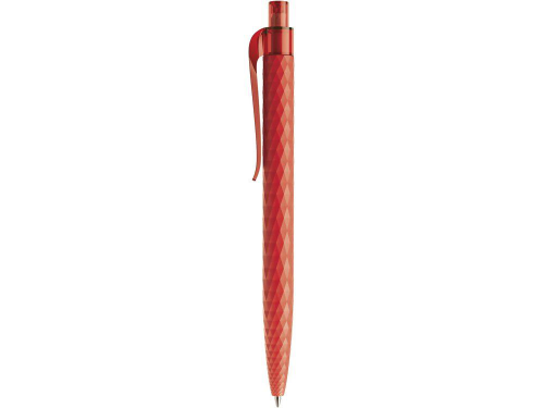 Изображение Ручка пластиковая шариковая Prodir QS 01 PRT софт-тач красная