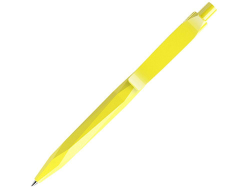 Ручка пластиковая шариковая Prodir QS 20 PRP софт-тач желтая