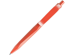 Ручка пластиковая шариковая Prodir QS 20 PRP софт-тач красная