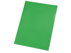 Папка- уголок А4 зеленый матовый