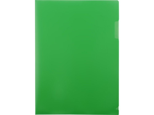 Изображение Папка- уголок А4 зеленый матовый