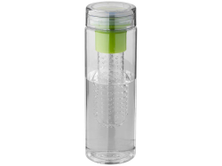 Бутылка Fruiton прозрачная с зеленой крышкой