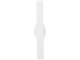 Изображение Силиконовый браслет с многоцветным фонариком белый