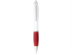 Изображение Ручка пластиковая шариковая Nash красно-белая
