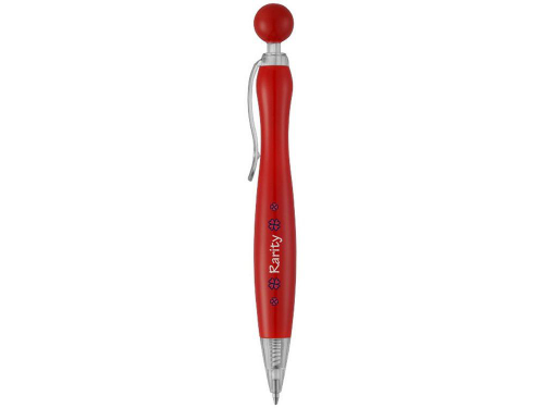 Изображение Ручка пластиковая шариковая Naples красная
