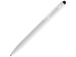 Ручка-стилус шариковая Tri Click Clip белая