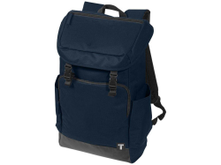 Рюкзак для ноутбука 15,6 темно-синий, тарпаулин