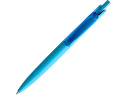 Ручка пластиковая шариковая Prodir DS6 PRR софт-тач голубой