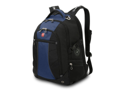 Рюкзак с отделением для ноутбука 15 черно-синий, размер 360x190