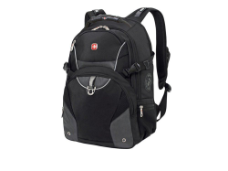 Рюкзак с отделением для ноутбука 15, размер 360х190, серый, полиэстер
