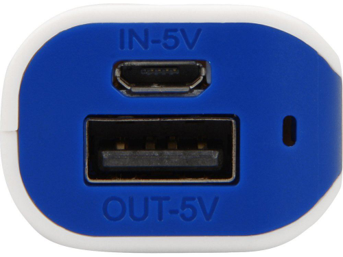 Изображение Портативное зарядное устройство Basis, 2000 mAh синее