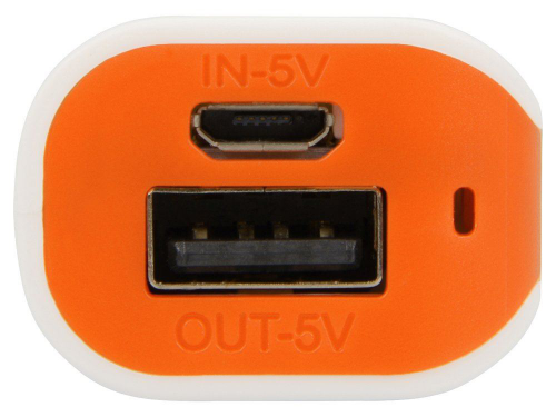 Изображение Портативное зарядное устройство Basis, 2000 mAh оранжевое