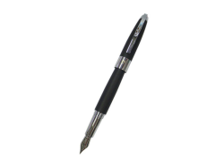 Ручка перьевая Progress серебристо-черная