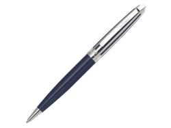 Ручка шариковая Progress серебристо-синяя