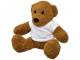 Изображение Плюшевый медведь с футболкой коричневый